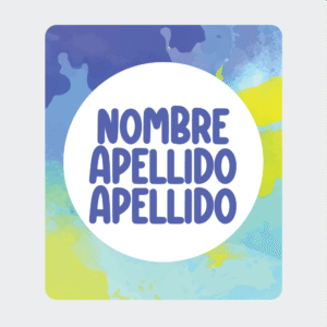 ACUARELA VERDE Y AZUL