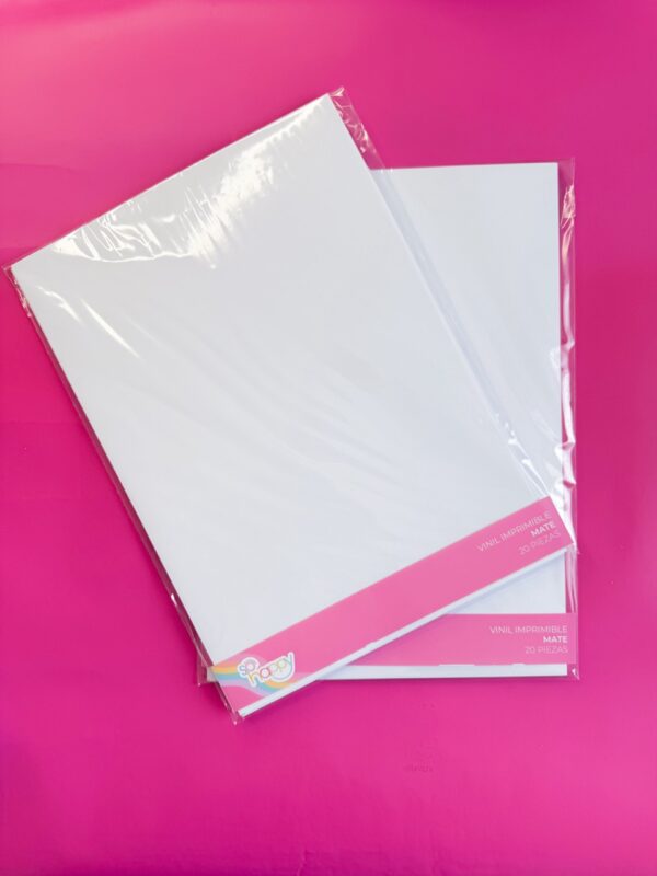 VINIL IMPRIMIBLE A4 MATE