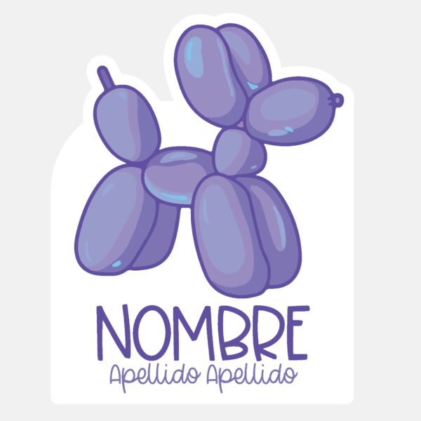 BALLOON DOG PURPLE