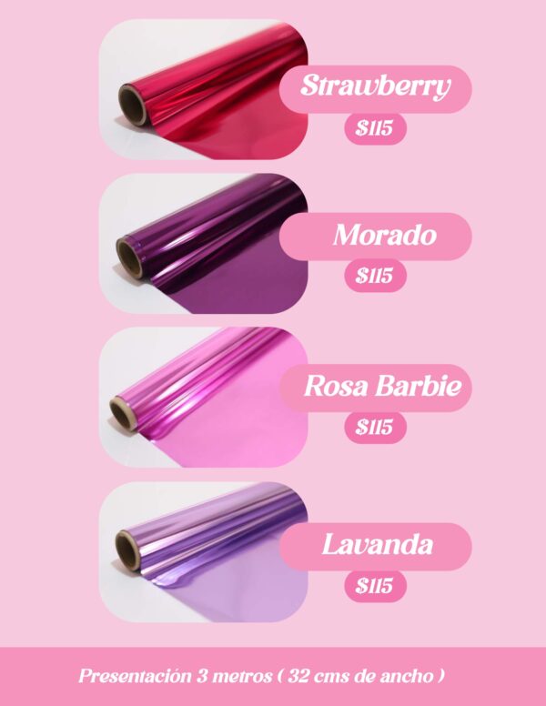 Foil Angie Guerra liso 3m - Image 6