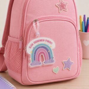 TAGS PARA MOCHILAS 8cm largo