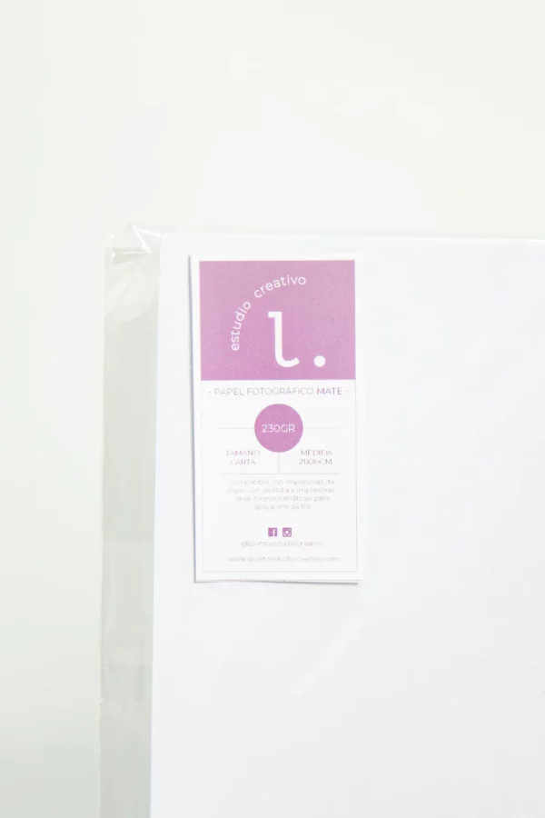 Papel Fotográfico Mate 230gr
