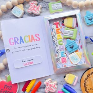 CAJITAS DE GALLETAS TEACHERS DAY