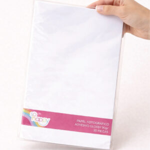 Papel Fotográfico glossy adh. 90gr